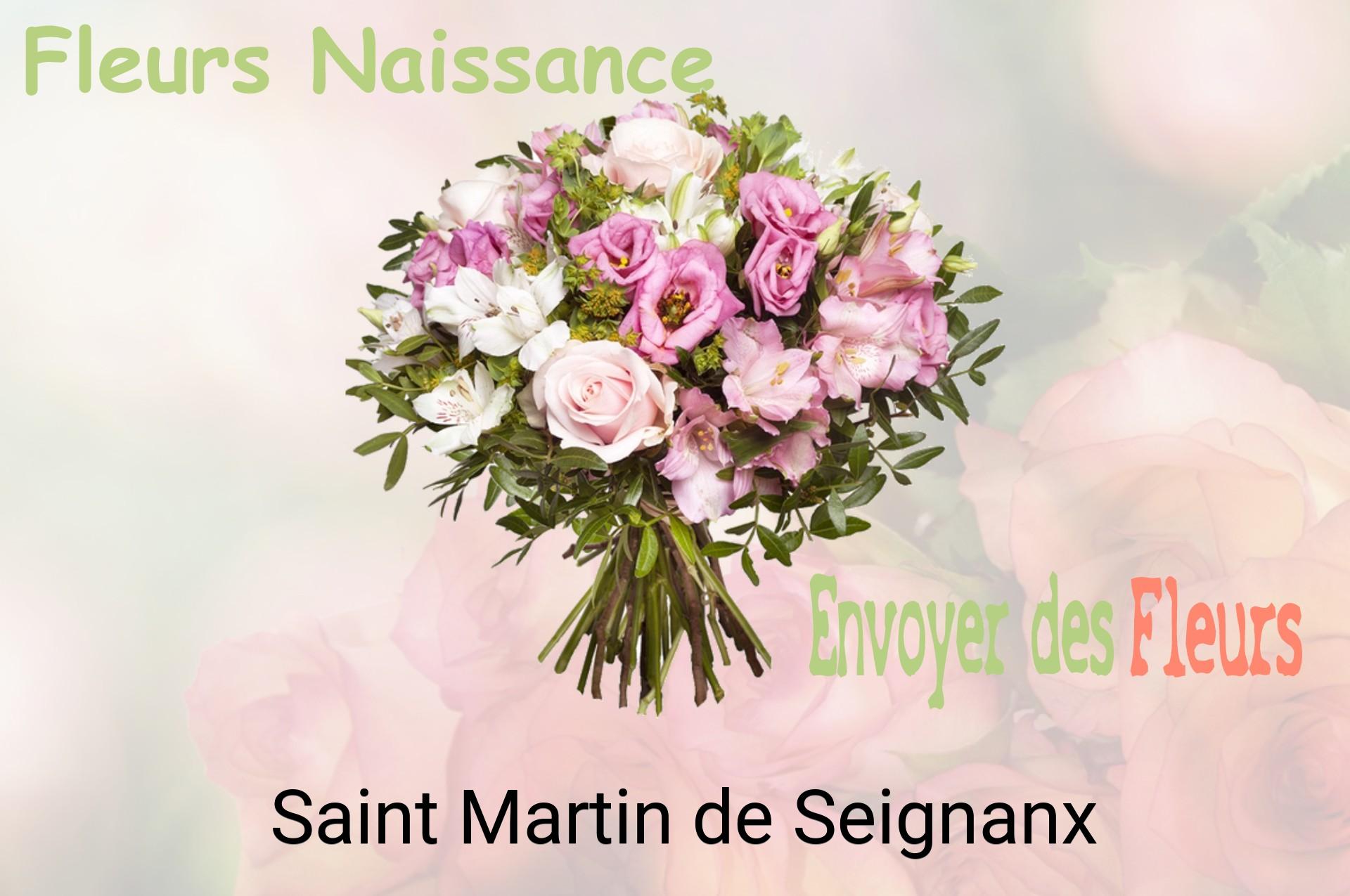 Bouquet de fleurs de naissance livré à Saint-Martin-de-Seignanx